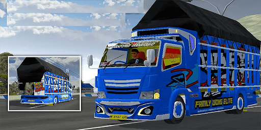 Android application Mod Wahyu Abadi Truk Bussid screenshort