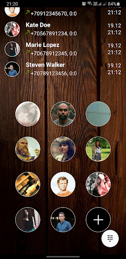 Contacts Dialer Messages Screen 2