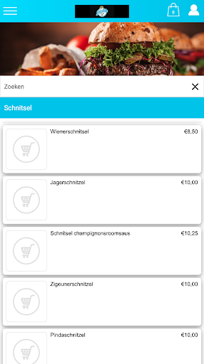 Android application Snacks van Bouk screenshort