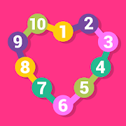 Connect the dots learn numbers game  Icon