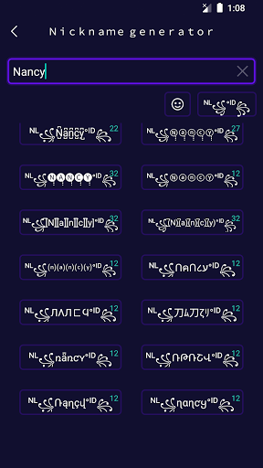 Fancy text | FF, Stylish name Screen 2