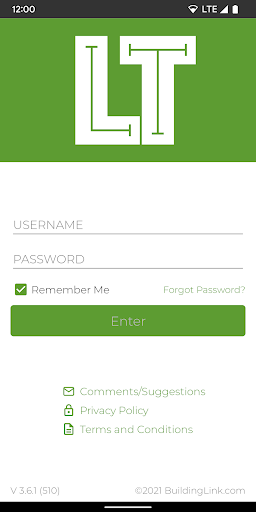 Android application Liffey Trust Residents’ App screenshort