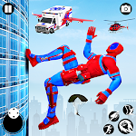 Cover Image of Download Flying Robot Hero Spider Games  APK