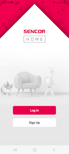 Android application Sencor HOME screenshort