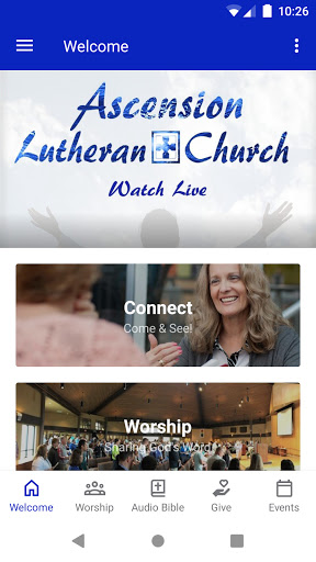 Android application Ascension Lutheran Church screenshort