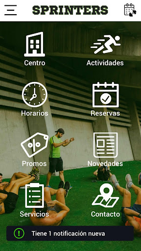 Android application Club Atletismo Sprinters screenshort