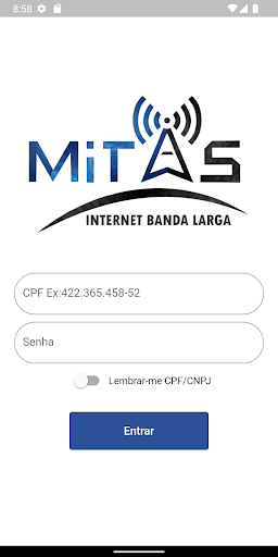 Android application Mitas Internet screenshort