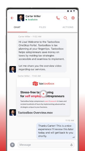 Taxtoolbox: Member App Screen 3