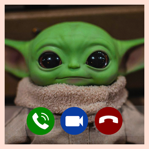 Cute Baby Yoda Fake call