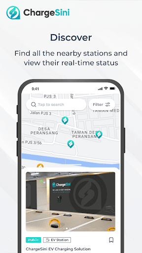 Android application ChargeSini screenshort