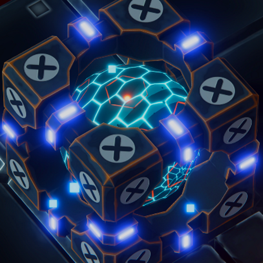 Lost gems: 3D hard merge cube logo