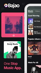 Bajao: Best Audio Video Music App and Music Player Apk app for Android 1