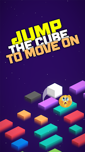 Endless Cube Jump Puzzle Game