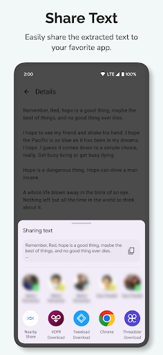 Screenshot of OCR - Image to Text - Extract