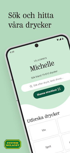 Android application Systembolaget screenshort