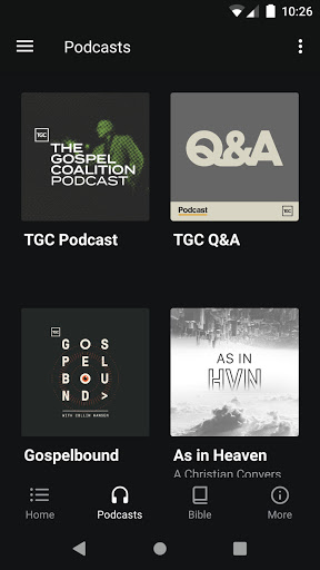 Screenshot of The Gospel Coalition