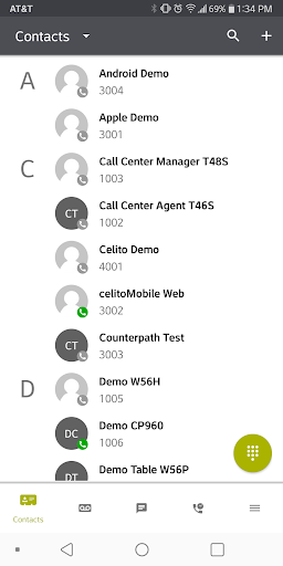 celitoMobile for celito Voice Screen 2