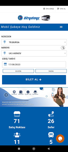 Android application Lüx Beydayı Turizm screenshort