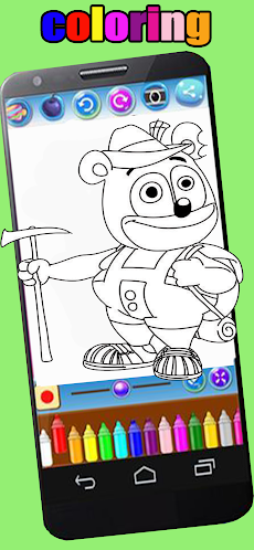 gummy bear coloringのおすすめ画像4