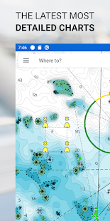 C-MAP - Marine Charts. GPS navigation for Boating screenshots 1