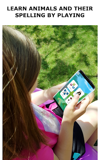 Android application Learn to read - Animals screenshort
