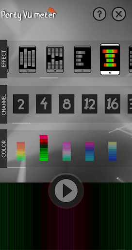 Android application Party VU meter screenshort
