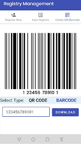 Captura de Pantalla 2 Barcode QR Attendance Control android