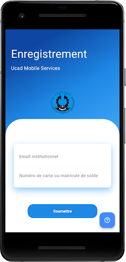 Android application Ucad Mobile Services screenshort