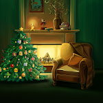 Cover Image of Download Christmas Fireplace Wallpaper  APK