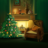 Christmas Fireplace Wallpaper icon