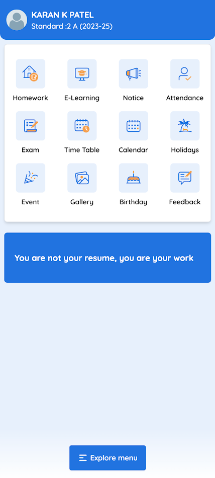 #1. Sunrise School (Android) By: Campus On Click