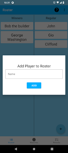 Handball Court Manager Screen 2