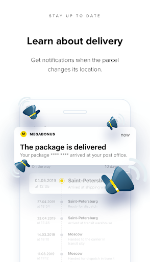 Megabonus  -  Finding your parcel by tracking number