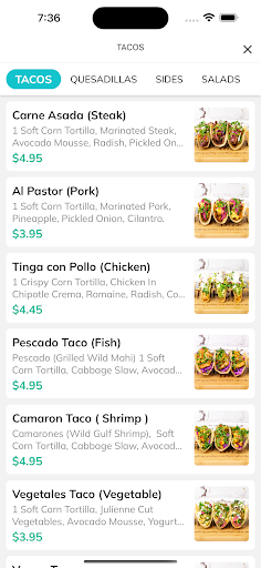 Turco Taco Screen 2