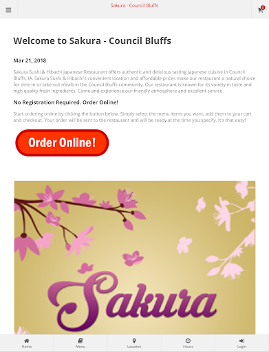 Sakura Council Bluffs Ordering Screenshot 4 - AppWisp.com