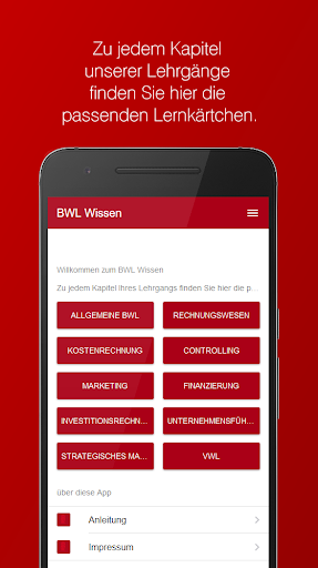 Android application BWL Wissen screenshort
