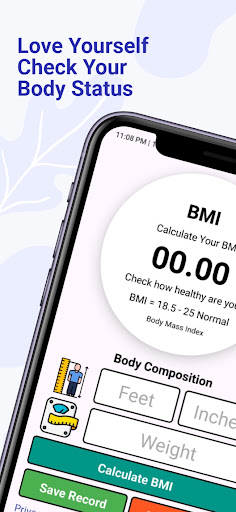 Android application BMI Calculator: Health Checkup screenshort
