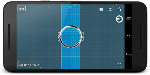 Millimeter - screen ruler app 2.3.3 APK + Mod (Unlocked / Pro) for Android