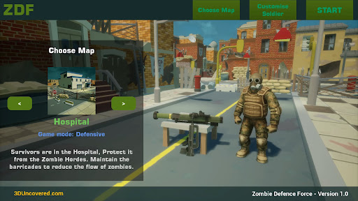 Android application Zombie Defence Force screenshort