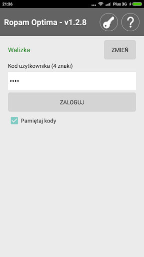 Android application RopamOptima screenshort