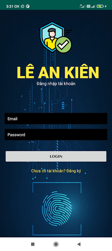 LeAnKien Authencation App Screen 3