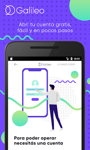 Android application Galileo Inversiones screenshort