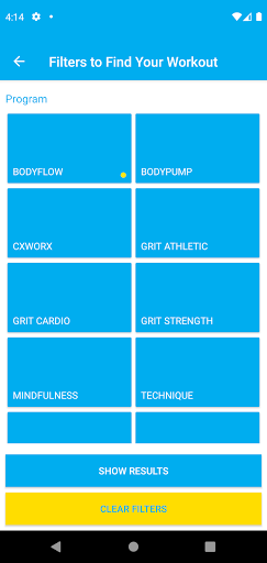SoCal Fitness On-Demand Screen 2