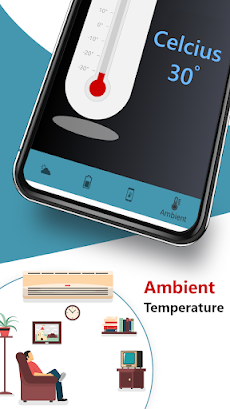 室温用スマートデジタル体温計のおすすめ画像1