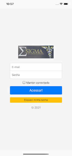 Android application Sigma contabilidade screenshort