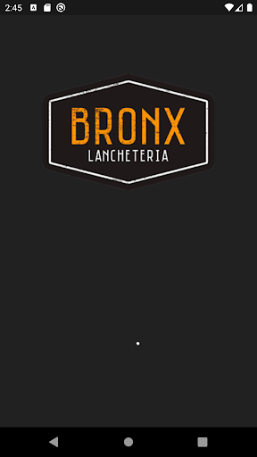 Android application Bronx Lancheteria screenshort