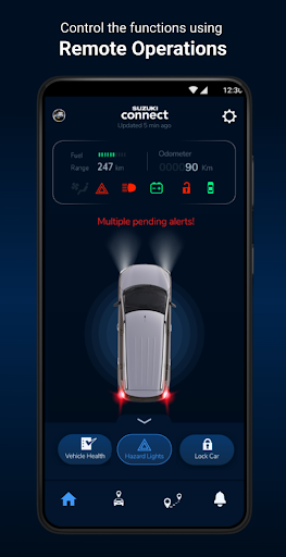 Android application Suzuki Connect screenshort