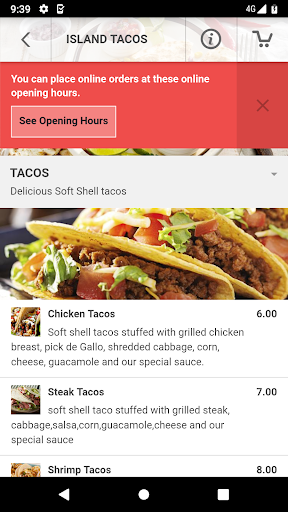 Island Tacos Screen 3