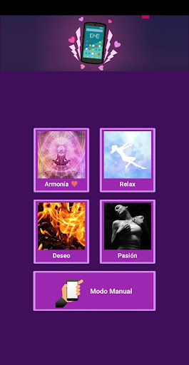 Android application Vibrador screenshort
