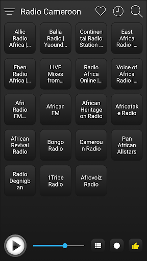 Cameroon Radio FM AM Music Screen 2